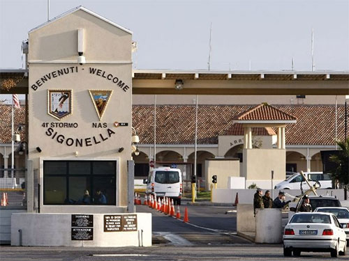 base militar de la OTAN en Sigonella EEUU podría usar la base aérea de Sicilia para atacar a Daesh en Libia